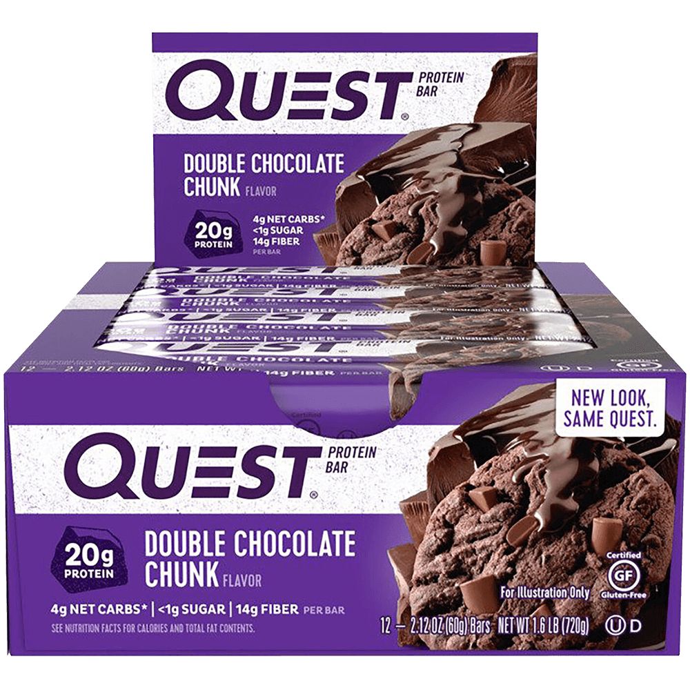 Quest Protein Bar Double Chocolate Chunk - 12x60g.