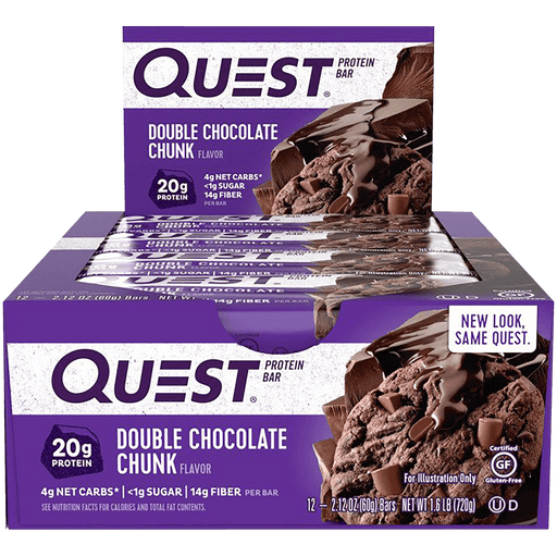 Quest Protein Bar Double Chocolate Chunk - 12x60g. (23/2-24)