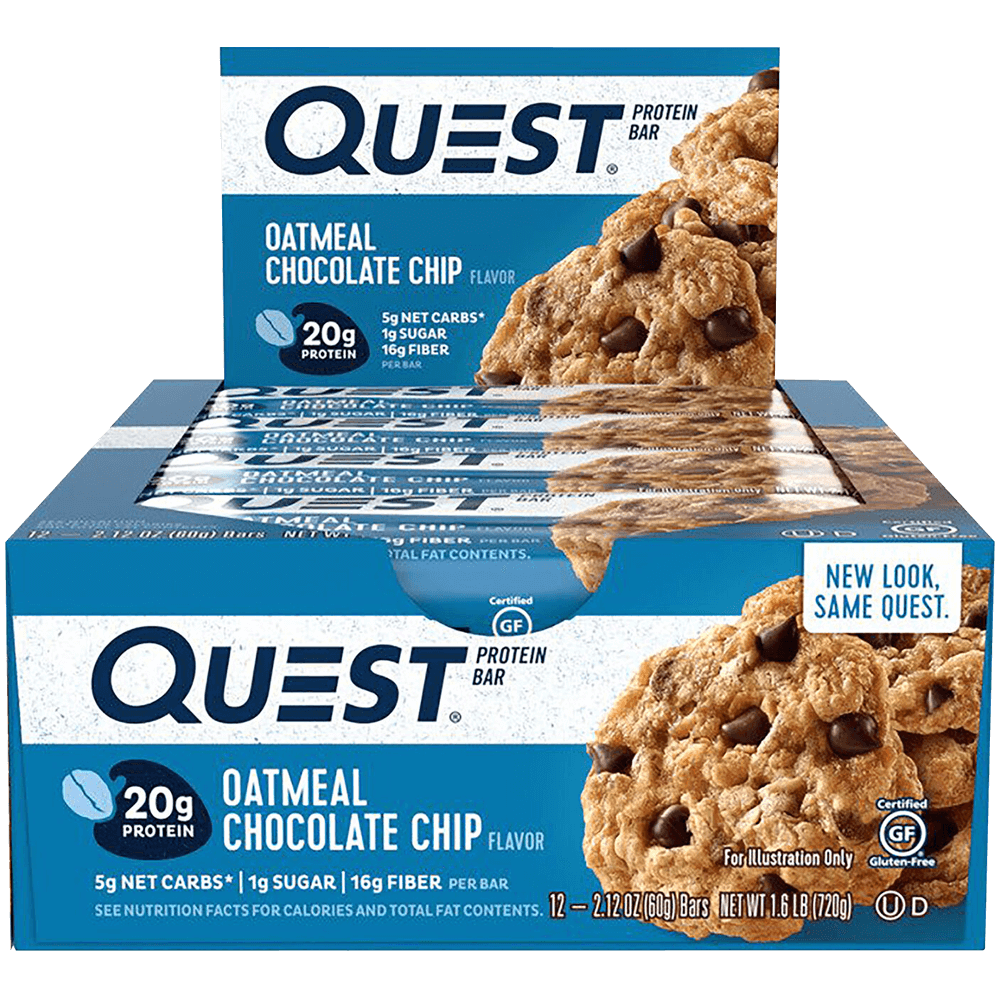 Quest Protein Bar Oatmeal Choco Chip Quest Nutrition
