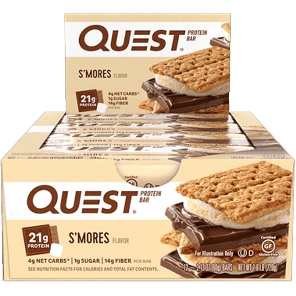 Quest Protein Bar Smores - 12x60g.