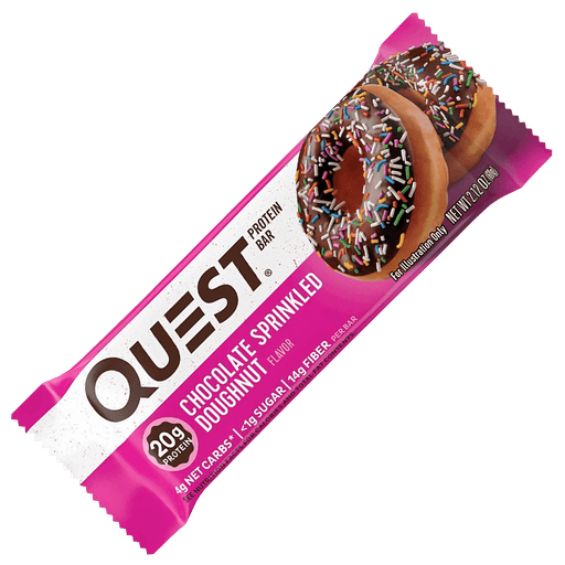 Quest Protein Bar Chocolate Sprinkled Doughnut - 60g.