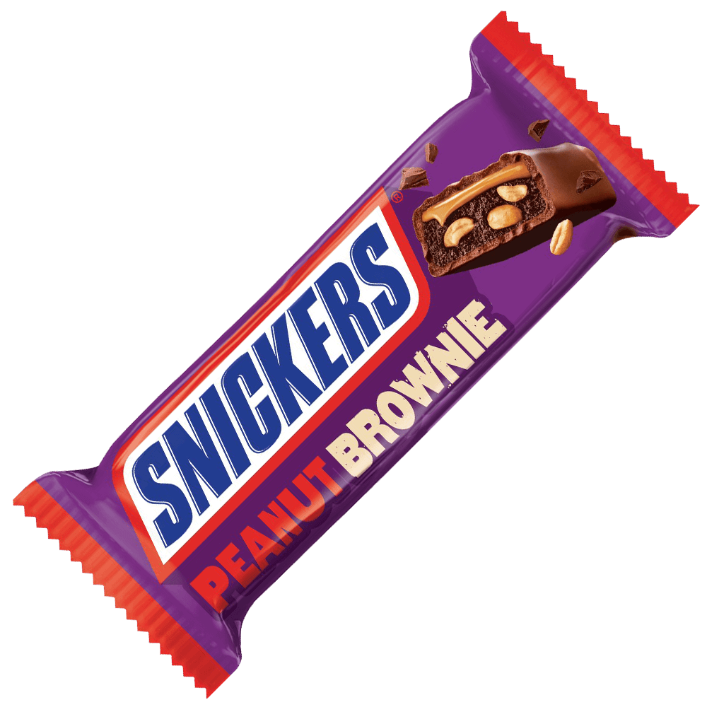 Snickers Hi-Protein Peanut Brownie - 50g. (16/1-25)