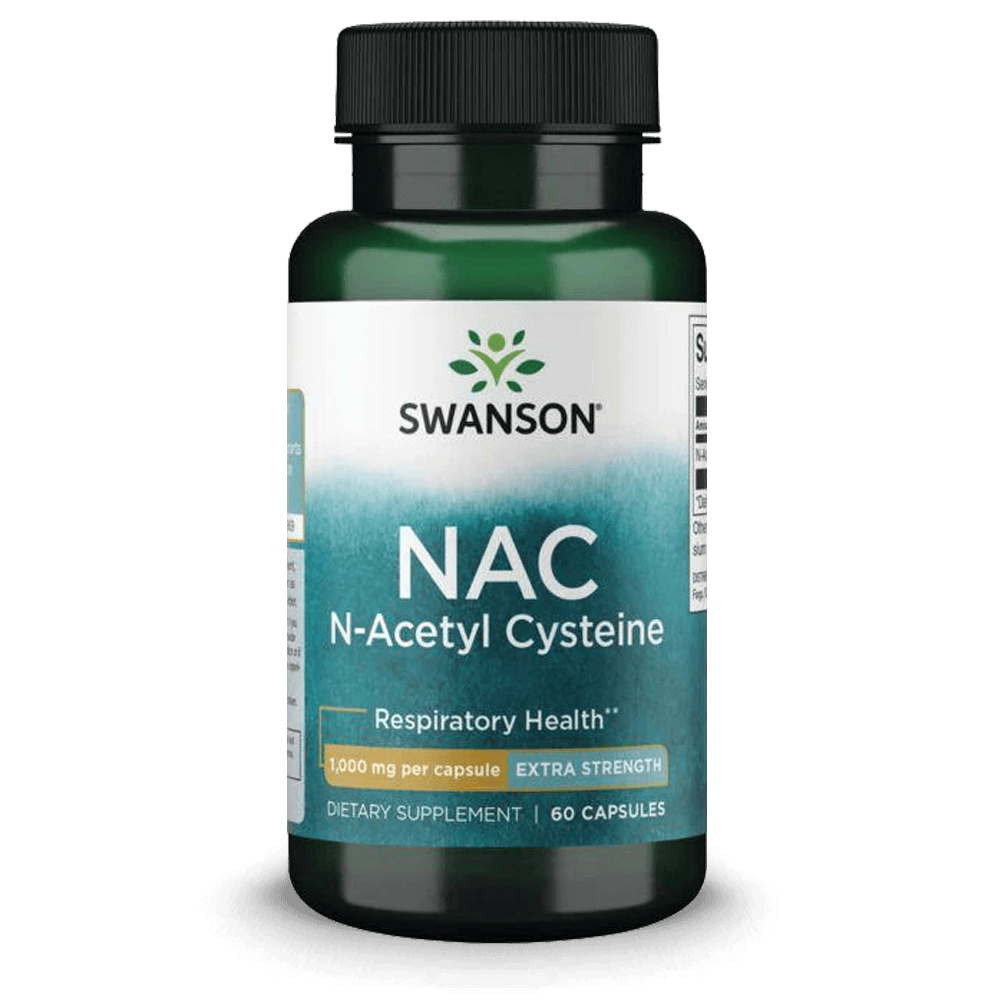 NAcetyl Cysteine 600mg med 100 caps från Swanson