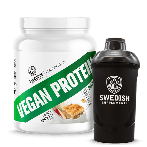 Vegan Protein Deluxe Vanilla Apple Pie - 750g. + Shaker