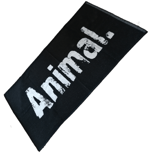 Animal Gym Towel - Black